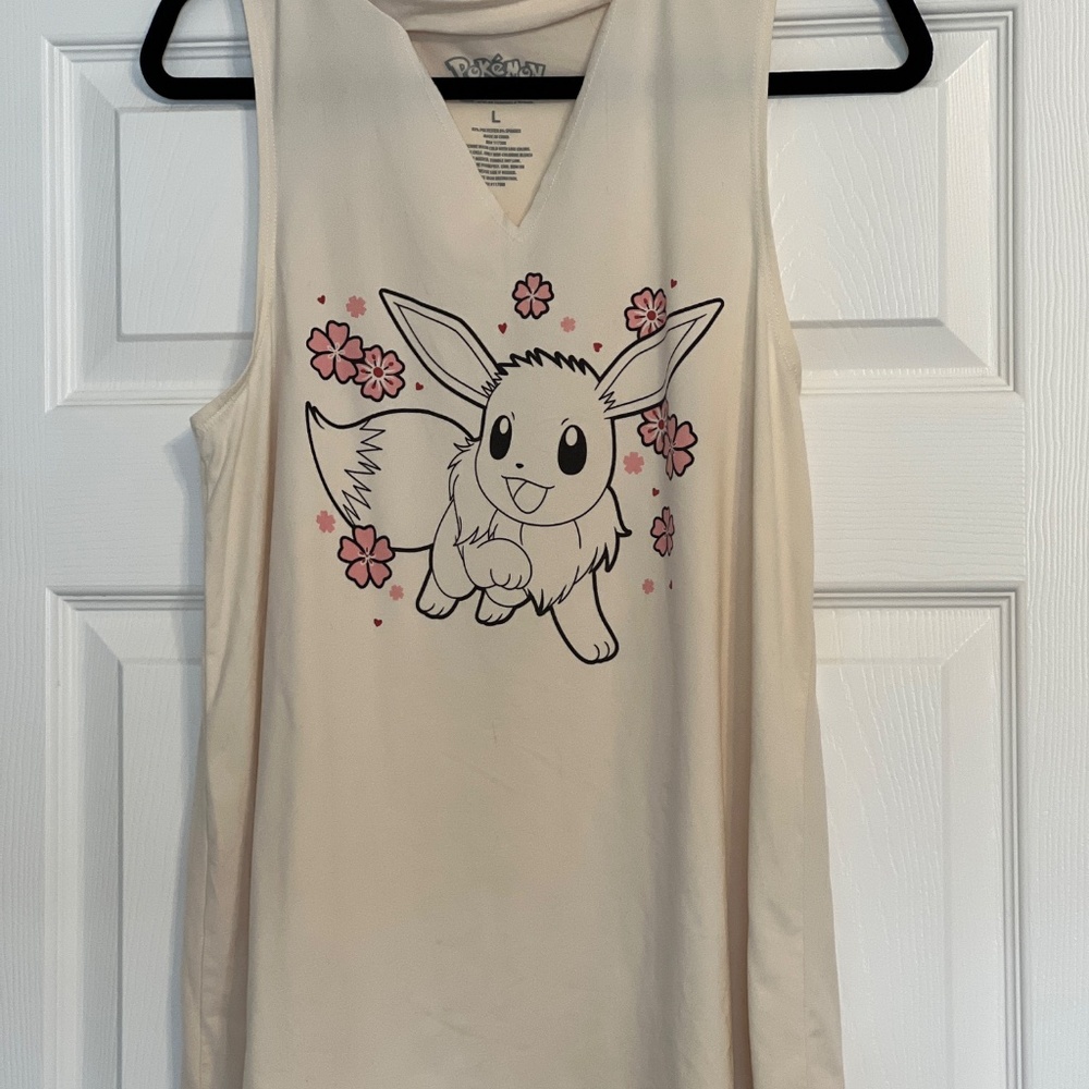 Pokemon Eevee Blossom Women's Tank Top Size Large